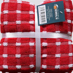100% Cotton Premier Quality Check Tea Towels 72 PCs