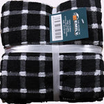 100% Cotton Premier Quality Check Tea Towels 72 PCs