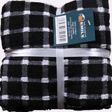 100% Cotton Premier Quality Check Tea Towels 72 PCs