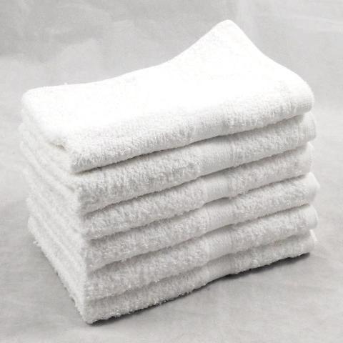 320GSM 100% Cotton White Hand Towels 50 x 85cm Budget Range 96 PCs