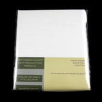 400 Thread Count Egyptian Cotton Percale White Fitted Sheets King Size 12 PCs