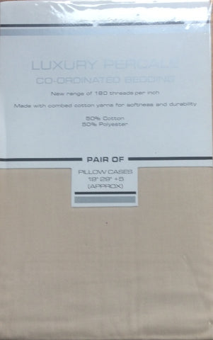 180 Thread Count Percale Pillowcase Quality 40 Pairs