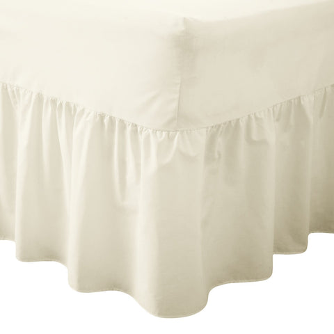 200 Thread Count Double Size Frilled Fitted Valance Sheets 12 PCs