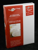 200 Thread Cotton Percale White King Size Fitted Valance Sheet 20 PCs