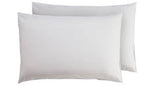 150 Thread Count Standard Size Pillowcases 40 Pairs - Navy, Grey & White